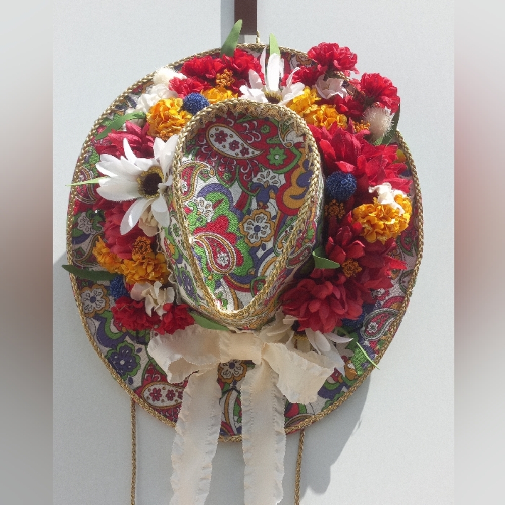 Floral Wreath Hat